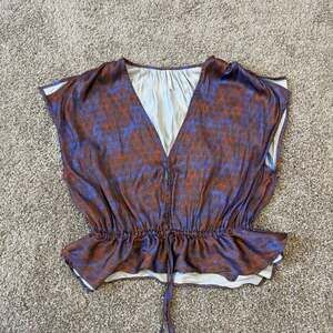 Free People Dreambound Whimsygoth Boho Indie Sleaze Peplum Top M